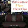 5 Seats Car Seat Covers Set Universal Fit Most Cars Seat Protector with Backrest Automobile Line Cushion Pad Mat for Auto Truck