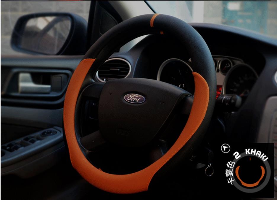 CHIZIYO Micro Fiber Leather Car Steering-wheel Cover 38CM Car-styling Sport Steering Wheel Covers Auto Accessories