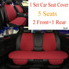 5 Seats Car Seat Covers Set Universal Fit Most Cars Seat Protector with Backrest Automobile Line Cushion Pad Mat for Auto Truck