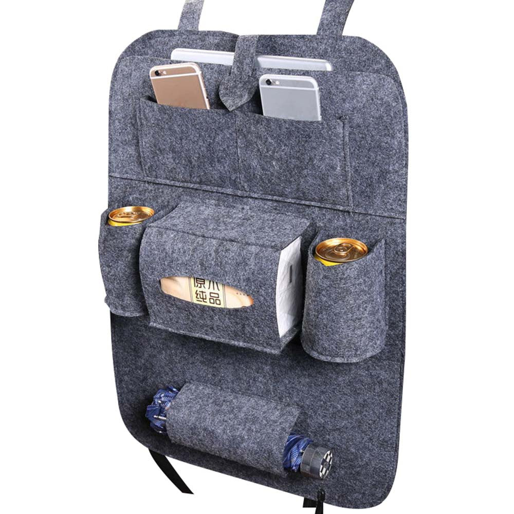 IKSNAIL Car Rear Seat Back Storage Bag Universal Backseat Holder Pocket Organizer Car-styling Protector Car Accessories Supplies