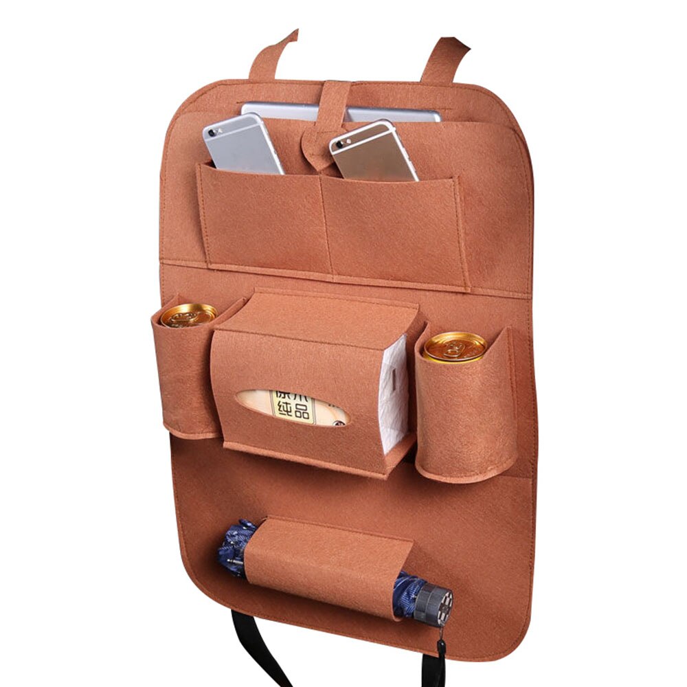 IKSNAIL Car Rear Seat Back Storage Bag Universal Backseat Holder Pocket Organizer Car-styling Protector Car Accessories Supplies