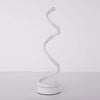 24W LED Strip Table Light 110V/220V Desk Lamp Spiral Acrylic Art Table Lamps Indoor Reading Lighting Lamp Decoration Table Light