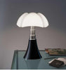 Post Modern Height Adjustable Table Lamp Martinelli Luce's Pipistrello Lamp Restaurant Hotel White Glass Shade Desk Lamp Light