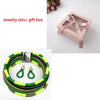Liffly Brand Necklace Earrings Multi-layer Woven Jewelry Choker Necklace Bridal Wedding African Beads Jewelry Set for Women - Surprise store