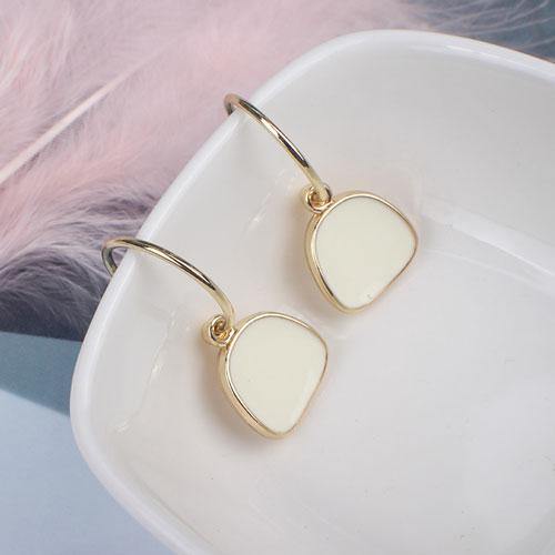 Manxiuni 2020 new ladies earrings fashion Simple earrings pendant acrylic metal earrings women's party dating jewelry - Surprise store