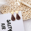 2018 Popular Korean Round Geometric Water Drop Earrings Women Square Simple Pendientes Girl Fashion Ear Jewelry Accessories - Surprise store