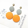 New Luxury Big Round Earrings 2019 Fashion Korean Dangle Drop Earrings For Women Long Gold Statement Earrings - Surprise store
