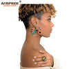 african fashion style earring for women AFRIPRIDE handmade ankara print women ear wear A1928002 - Surprise store