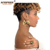 african fashion style earring for women AFRIPRIDE handmade ankara print women ear wear A1928002 - Surprise store