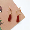 Geometry retro circle pendant earrings jewelry fashion woman earrings Statement earring for Girls gift for woman - Surprise store