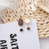 2018 Popular Korean Round Geometric Water Drop Earrings Women Square Simple Pendientes Girl Fashion Ear Jewelry Accessories - Surprise store