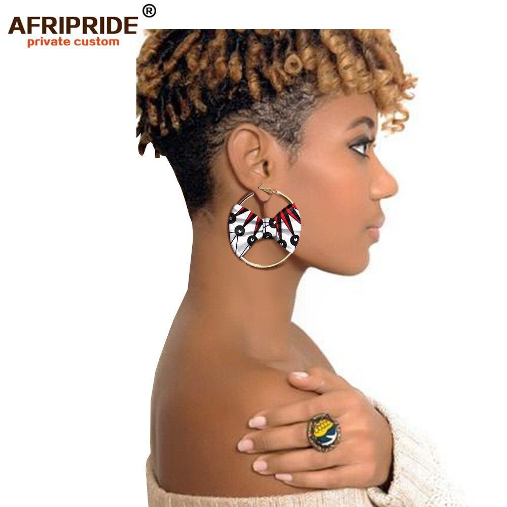 african fashion style earring for women AFRIPRIDE handmade ankara print women ear wear A1928002 - Surprise store