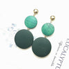New Luxury Big Round Earrings 2019 Fashion Korean Dangle Drop Earrings For Women Long Gold Statement Earrings - Surprise store