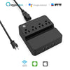 Wifi Smart Power Strip Outlets Surge Protector 4 Way AC US Electrical Plug Sockets with USB Charging Ports 5ft Extension Cord