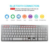 Zienstar Standard Full-Size Wireless Bluetooth Keyboard for Ipad,MACBOOK,LAPTOP,Computer and Android Tablet,Rechargeable Battery - Surprise store
