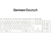 French Wireless Keyboard Mouse Set Rechargeable Mouse 2400DPI German/English/Italian/Spanish Keyboard Silent mouse for Laptop PC - Surprise store