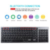 Zienstar Standard Full-Size Wireless Bluetooth Keyboard for Ipad,MACBOOK,LAPTOP,Computer and Android Tablet,Rechargeable Battery - Surprise store