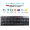 Zienstar Spanish Wireless Bluetooth Keyboard for Ipad,MACBOOK,LAPTOP,Computer and Android Tablet ,Rechargeable Lithium Battery - Surprise store