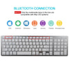 Zienstar Standard Full-Size Wireless Bluetooth Keyboard for Ipad,MACBOOK,LAPTOP,Computer and Android Tablet,Rechargeable Battery - Surprise store