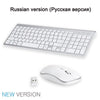 SeenDa 2.4G Wireless Silent Keyboard and Mouse Mini Multimedia Full-size Keyboard Mouse Combo Set For Notebook Laptop Desktop PC - Surprise store