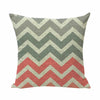 EHOMEBUYCushion Cover Green Blue Striped Cushions Home Decor Living Room Seat Printed Pillowcases Cover For Cushion Sofa