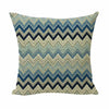 EHOMEBUYCushion Cover Green Blue Striped Cushions Home Decor Living Room Seat Printed Pillowcases Cover For Cushion Sofa