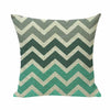 EHOMEBUYCushion Cover Green Blue Striped Cushions Home Decor Living Room Seat Printed Pillowcases Cover For Cushion Sofa