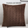 45x45cm Plush Pillow Case Brief Sofa Office Car Decorative Cushion Covers Back Cushion Comfortable Not Vacuuming Pillow Cover
