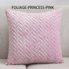45x45cm Plush Pillow Case Brief Sofa Office Car Decorative Cushion Covers Back Cushion Comfortable Not Vacuuming Pillow Cover