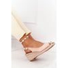 2021 Heels Sandals Peep Top Summer Shoes Women PU Leather Peep Toe Buckle Platform Wedge Sandals For Ladies Casual Shoes Female