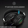 Wireless Bluetooth Headphones with Microphone Gaming Headset Bluetooth 5.0 3D Stereo Foldable LED Light TF Card For Mobile Phone