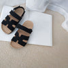 Summer Kids Beach Sandals Baby Girls Black Slip On Shoes Children Casual Sandalias Toddler Brand Shoes Boy Outdoor Fashion Mules