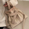 Plush PU Leather Fashion Shoulder Bag Set 2021 Branded Designer Small Tote Bag Crossbody Winter Solid Belt Handbags Female