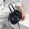 Luxury Branded Designer Shoulder Bags for Women 2021 Summer Female Fashion Bucket Bag Small Totes Handbags Purses Drawstring