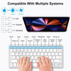 Bluetooth 5.0 & 2.4G Wireless Keyboard and Mouse Combo Mini Multimedia Keyboard Mouse Set For Laptop PC TV iPad Macbook Android
