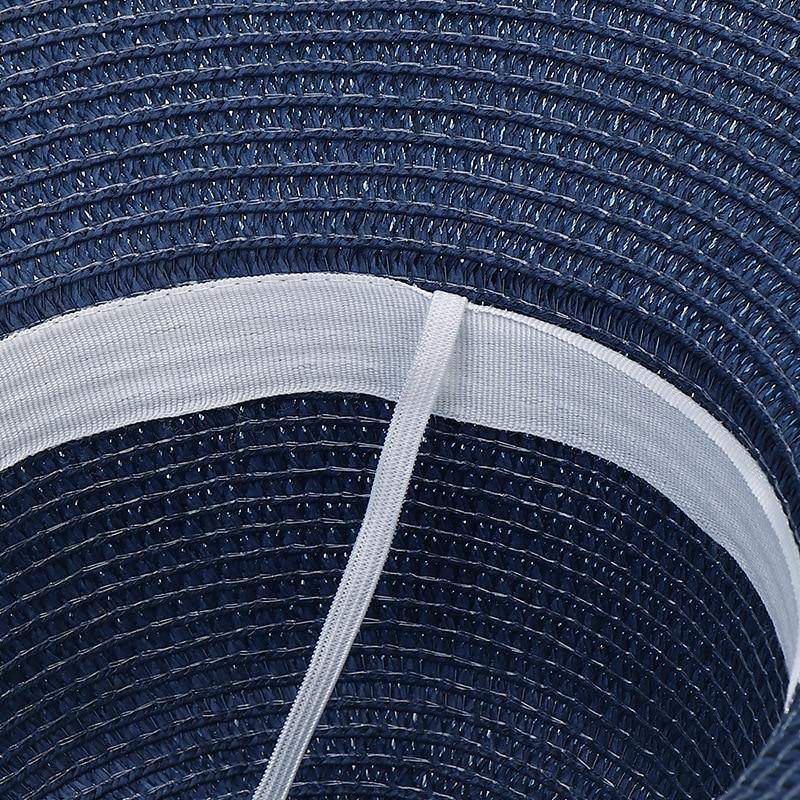 2021 New Summer Female Sun Hat Flower Ribbon Panama Beach Hats For Women Chapeu Feminino Sombrero Floppy Straw Hat - Surprise store