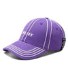 19Spring and Autumn New Letter Embroidery Baseball Cap Men and Women Outdoor Trends Wild Cap Korean Fashion Hat - Surprise store