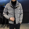 Men's  Jacket new style men's fashion casual high-end Slim brand thick down cotton coats S-5XL