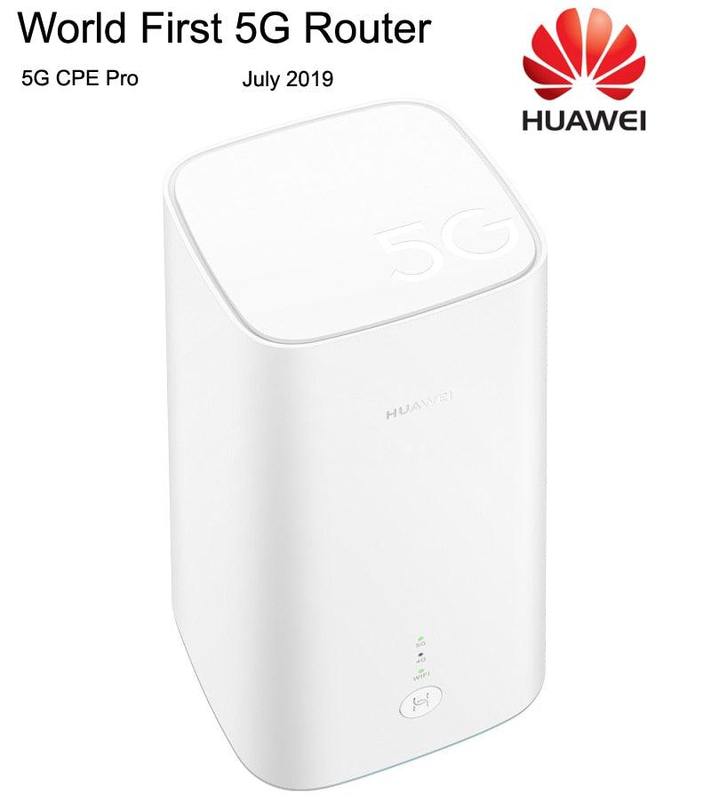 Best World First HUAWEI 5G CPE Pro Routers With Balong 5000 Chipset 2.3 Gbps of Download Speed Dual Band Gigabit Wireless