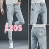 Brand 2020 New Arrivals Jeans Men Quality Casual Male Denim Pants Straight Slim Fit Dark Grey Men's Trousers Yong Man