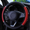 LEEPEE 37-38cm Diameter Universal Car Steering Wheel Cover Anti Slip PU Leather Steering Covers Car-styling