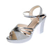 Fashion Bohemian Sandals Women Shoes Woman Comfortable Platform Leather Buckle Strap High Heels Sandals Plus Size Ladies Sandals