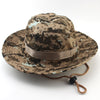 Camouflage Tactical Cap Military Boonie Hat US Army Caps Camo Men Outdoor Sports Sun Bucket Cap Fishing Hiking Hunting Hats 60CM