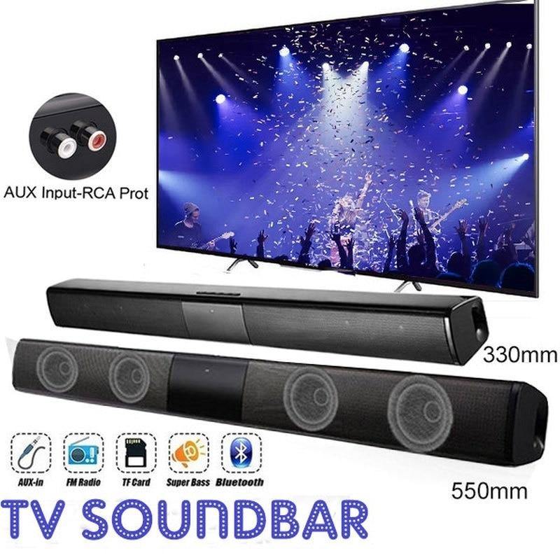 Home theater HIFI Portable Wireless Bluetooth Speakers column Stereo Bass Sound bar FM Radio USB Subwoofer for Computer TV Phone - Surprise store