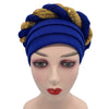 Latest Diamonds Turban Cap for Women Ready Female Head Wraps African Auto Geles Aso Oke Headtie Muslim Headscarf Turbans Hat
