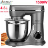 24 Month warranty Food Processor 1500W 6-speed Kitchen Stand Mixer Cream Egg Whisk Blender Cake Dough Mixer Bread Maker Machine