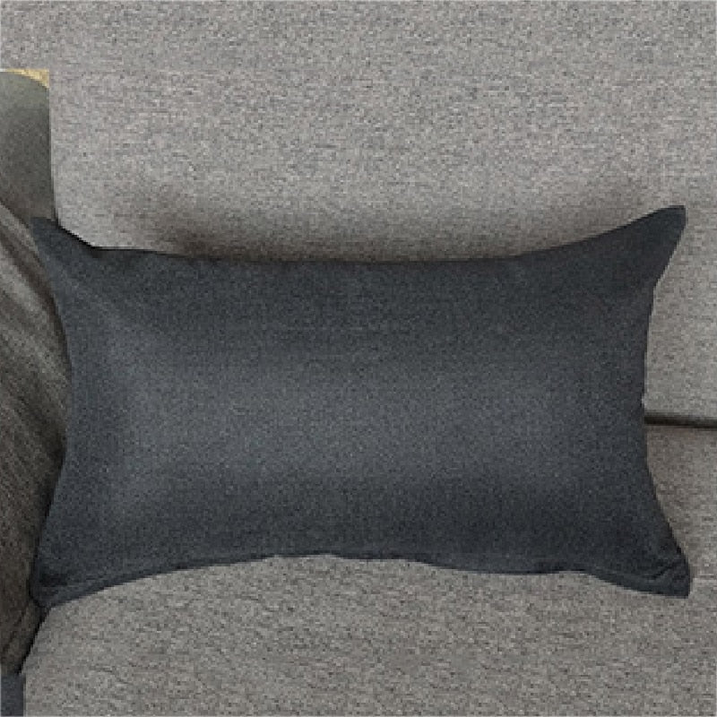 Rectangular Cushion Cover 30x50 Polyester Pillowcase Decorative Sofa Cushions Pillowcover Home Decor Black Yellow Pillow Cases