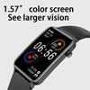 LIGE 2021 1.57 inch Men Smart Watch Fitness Tracker Heart Rate Pedometer IP68 waterproof Women Smartwatch Men for Android iOS