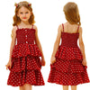 Girls Dresses 2021 Summer Polka Dots Princess Dress Elegant Female Kids Cake Dress Teens Girls 3-10 Years Children Clothes Party