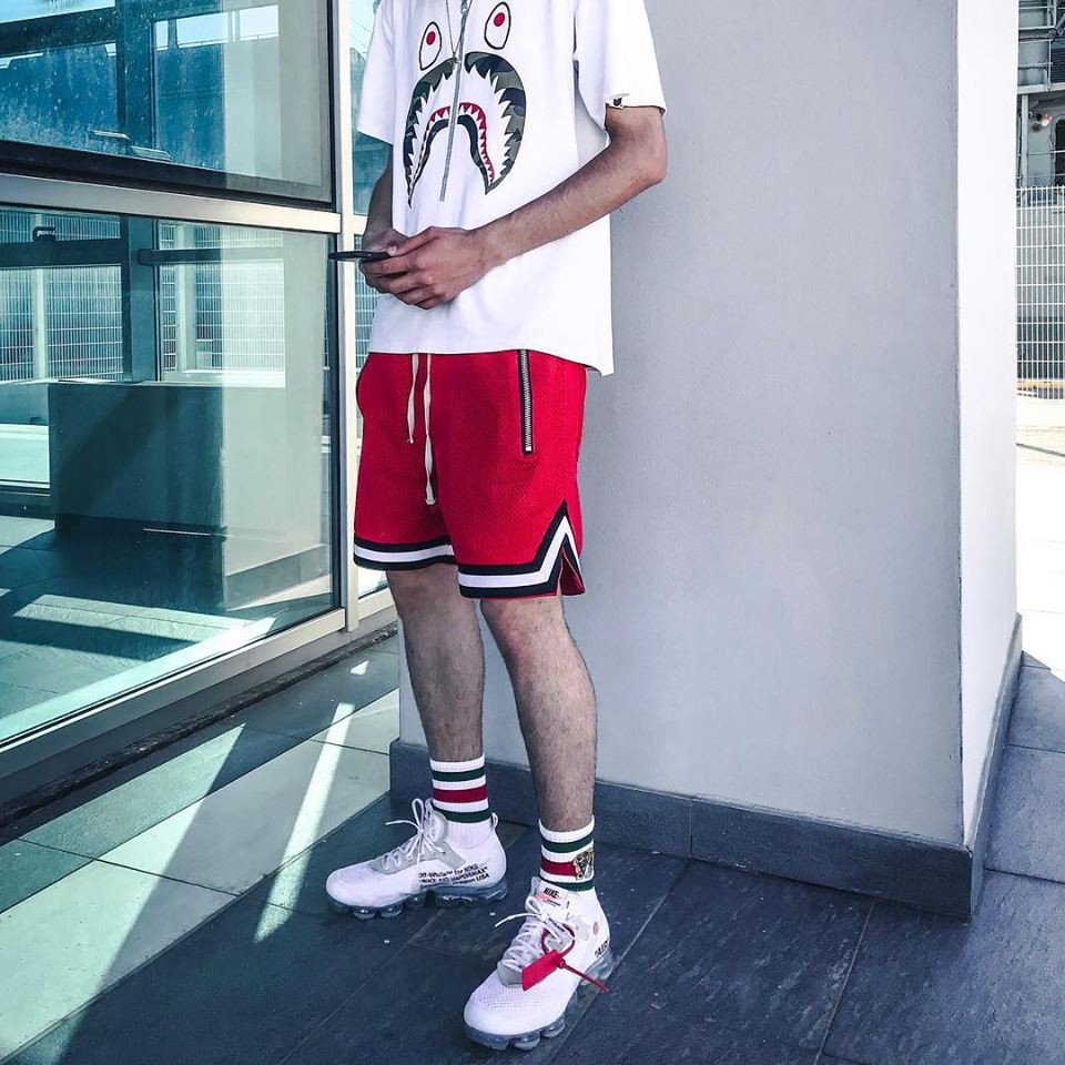 Men's Casual Shorts Hip Hop Streetwear Male Gyms Fitness Short Pants Joggers Sportswear Bottoms Bodybuilding Men Shorts Homme